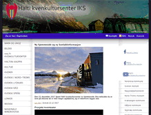 Tablet Screenshot of kvenkultursenter.no